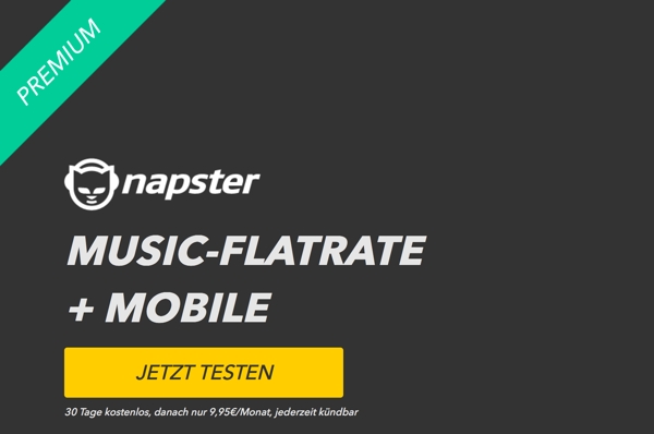 Napster 50 Tage gratis testen