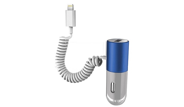 günstiges Ladegerät im Auto Apple Lightning Anschluß USB Zigarettenanzünder