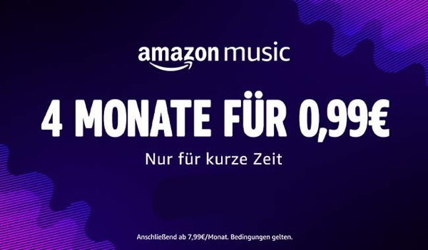 Amazon Music Unlimited gratis testen
