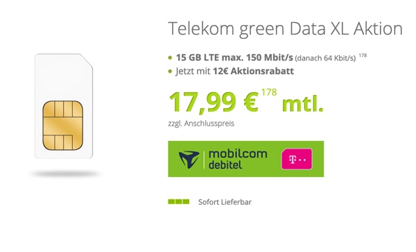 günstiger LTE Telekom Datentarif