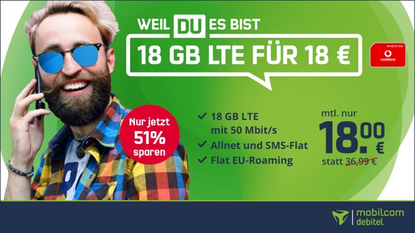 günstige Allnet Flat mit viel Datenvolumen