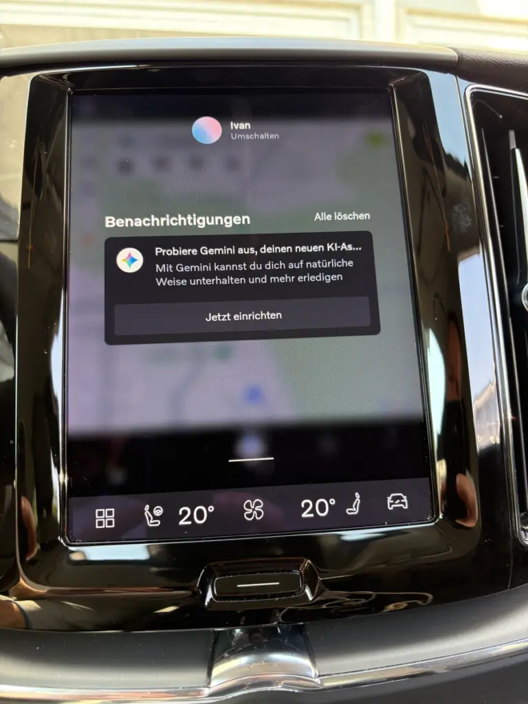Volvo Gemini Auto einrichten